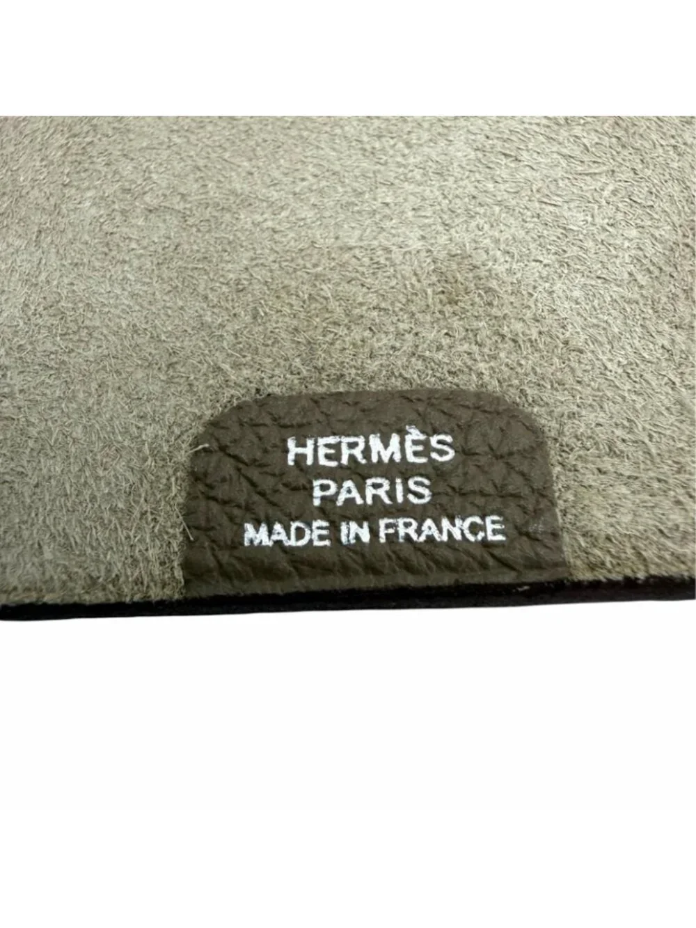 Hermes Ulysse Mini Notebook Cover Togo Etoupe Silver Sellier Agenda